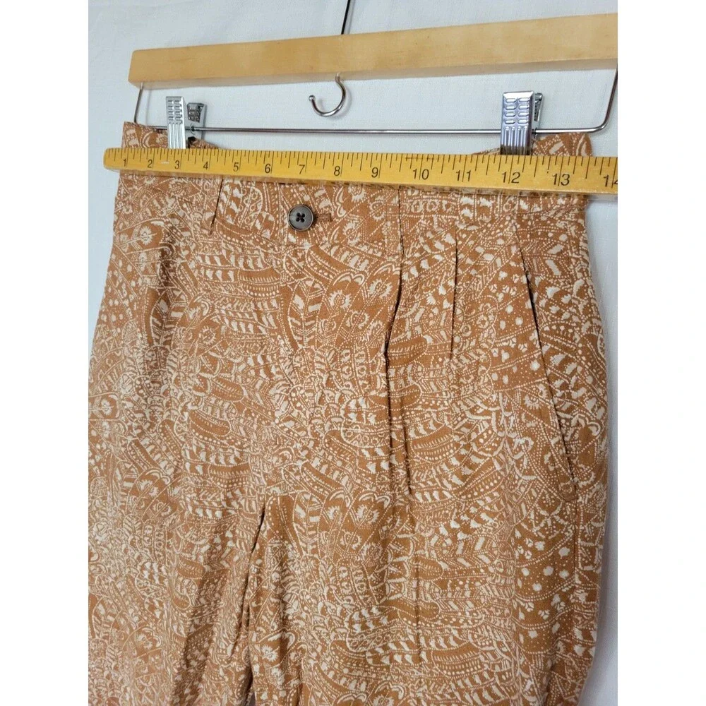 INC International Concepts Suit Set Women’s Paisley Linen Blend Size XS